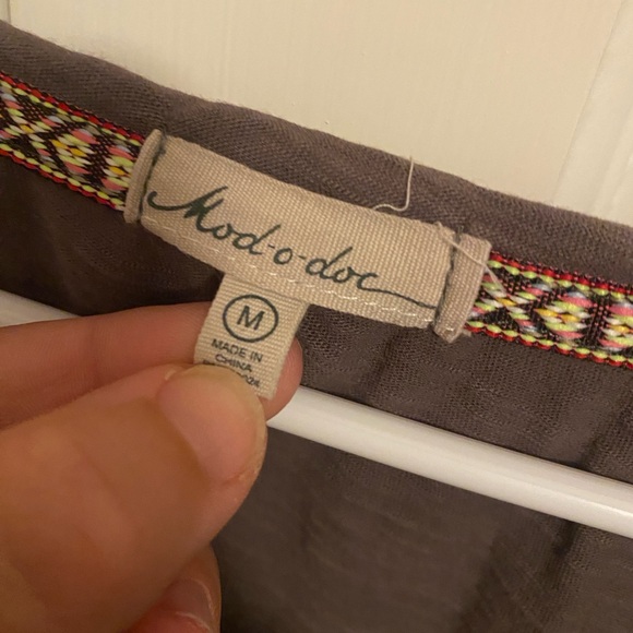 Mododoc Gray Tunic Dress Medium - Picture 2 of 3